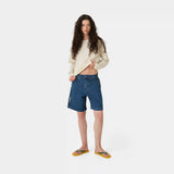 Jacker Deep Blue Denim Shorts Shorts Eme Studios