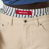 Jacker Off Sand Denim Shorts Shorts Eme Studios