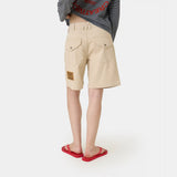 Jacker Off Sand Denim Shorts Shorts Eme Studios