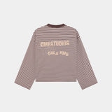 Cedar Fawn Striped Long Sleeve T-shirts Eme Studios