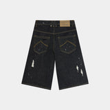Riviera Raw Denim Shorts Shorts Eme Studios
