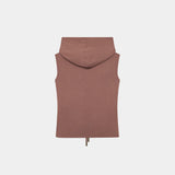 Dune Choco Hooded Top Woman T-Shirts Eme Studios