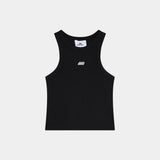 Anny Black Tank Top Woman T-Shirts Eme Studios