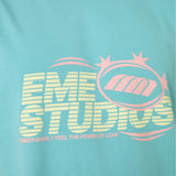 Launch Aqua Oversized Tee T-shirts Eme Studios