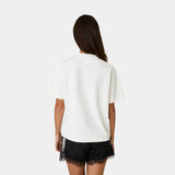 Fuzzy Pearl Oversized Tee T-shirts Eme Studios