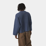 Flux Navy Knit Sweater Knitwear Eme Studios