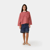 Pocket Clay Reverse Crewneck Sweatshirts Eme Studios