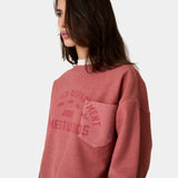 Pocket Clay Reverse Crewneck Sweatshirts Eme Studios