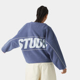 Thrill Crown Blue Reverse Crewneck Sweatshirts Eme Studios