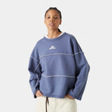 Thrill Crown Blue Reverse Crewneck Sweatshirts Eme Studios