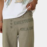 Mat Forest Balloon Linen Pants Pants Eme Studios