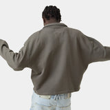 Playtime Olive Polo Crewneck Sweatshirts Eme Studios
