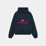 Flag CPH Navy Oversized Hoodie Hoodies eme