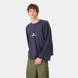 Cotten Navy Long Sleeve T-shirts Eme Studios