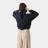 Inteal Navy Oversized Hoodie Hoodies Eme Studios