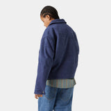 Wake Straight Navy Coat Outerwear eme