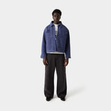 Wake Straight Navy Coat Outerwear eme