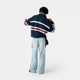 Bachatas Navy Polo Crewneck Sweatshirts Eme Studios