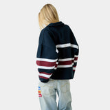 Bachatas Navy Polo Crewneck Sweatshirts Eme Studios