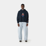 Brick Navy Oversized Hoodie Hoodies eme