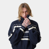 Unit Navy Zipper Knit Knitwear Eme Studios
