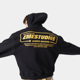 Signal Black Oversized Hoodie Hoodies eme