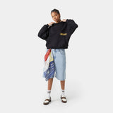 Signal Black Oversized Hoodie Hoodies eme