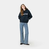 Metro Navy Oversized Hoodie Hoodies Eme Studios