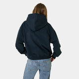 Metro Navy Oversized Hoodie Hoodies Eme Studios