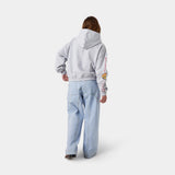Patches Heather Grey Full Zip Hoodies eme