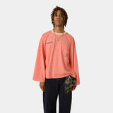 Cedar Peach Striped Long Sleeve T-shirts Eme Studios