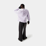 Badge Gray Lilac Long Sleeve T-shirts eme