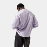 Badge Gray Lilac Long Sleeve T-shirts eme