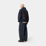 Whiz Navy Oversized Hoodie Hoodies eme