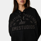 Cord Black Oversized Hoodie Hoodies Eme Studios