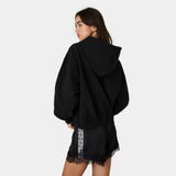 Cord Black Oversized Hoodie Hoodies Eme Studios