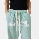 Jammies Je T'aime Mint Stripped CLP Pants Eme Studios