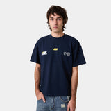 Ikko Navy Oversized Tee T-shirts Eme Studios