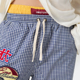Patches Vichy Indigo Cargo Pants Pants eme