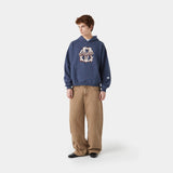 Le Panier Navy Oversized Hoodie Hoodies eme