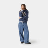Le Panier Navy Oversized Hoodie Hoodies eme