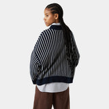 Badge Navy Stripes Knit Sweater Knitwear eme