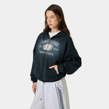 Keeper Shadow Cropped Boxy Full Zip Hoodies Eme Studios