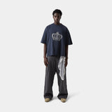 Crown Navy Oversized Tee T-shirts eme