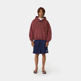 Cord Cabernet Oversized Hoodie Hoodies Eme Studios