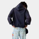 Class 3A Navy Oversized Hoodie Hoodies Eme Studios