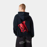 Rensdyr Navy Oversized Hoodie Hoodies eme