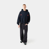 Rensdyr Navy Oversized Hoodie Hoodies eme