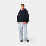 Rensdyr Navy Oversized Hoodie Hoodies eme