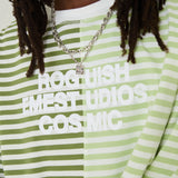 Roguish Green Striped Long Sleeve T-shirts eme